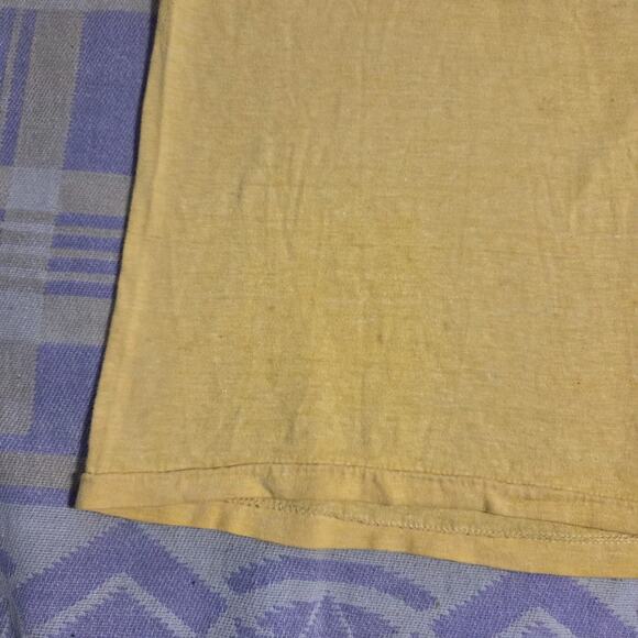 Vtg Hawaiian Tropic T Shirt Acapulco Beach Sail USA 70s 80s Ringer Islands Large - Picture 9 of 11